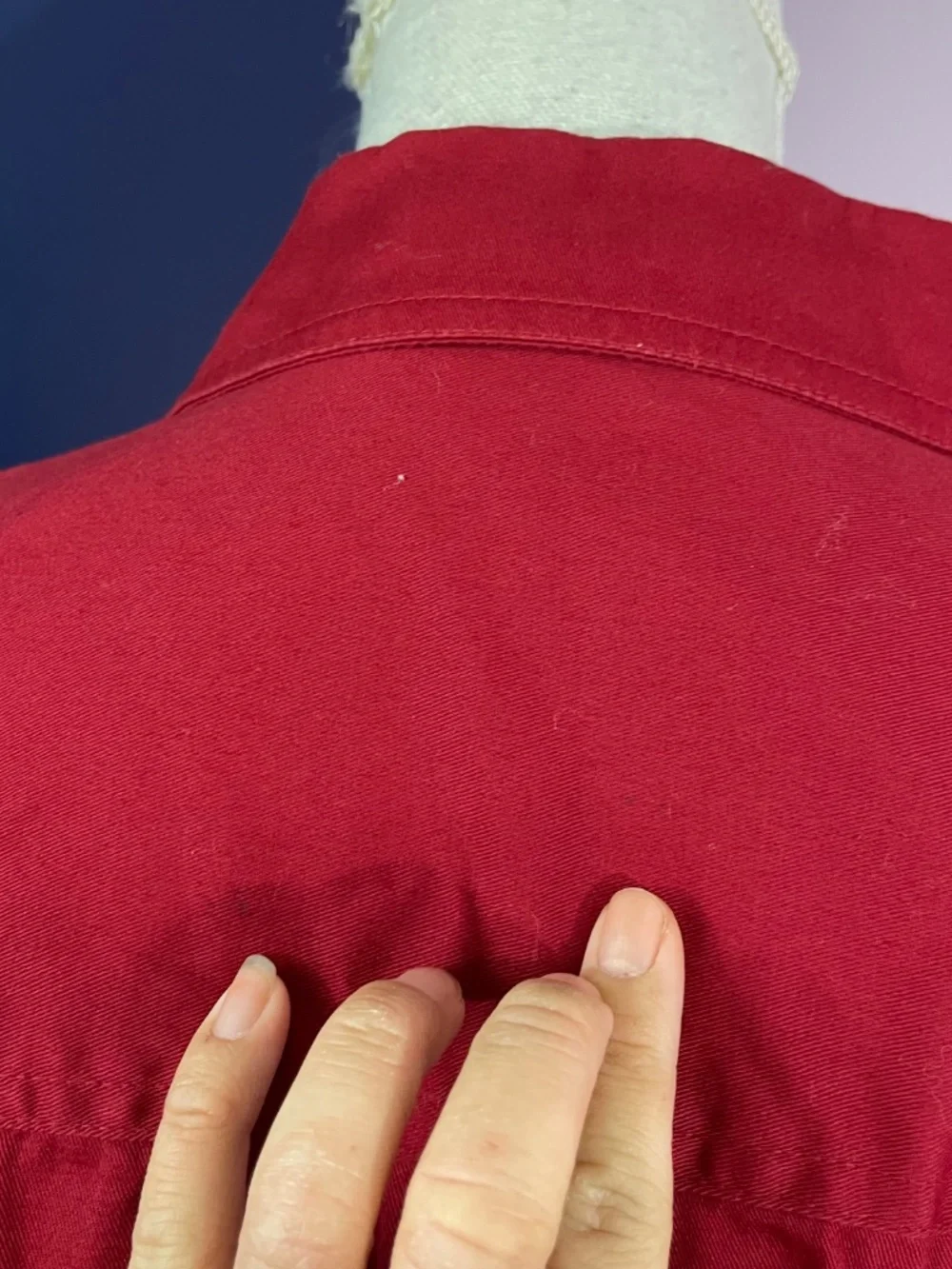 Christopher & Banks Red Utility Jacket